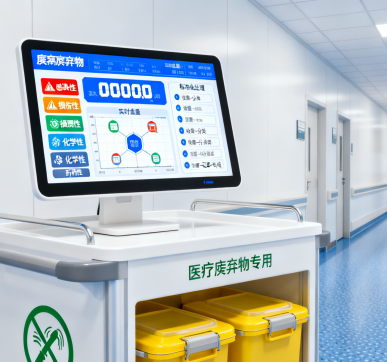工控顯示器在醫療廢棄物推車中的應用