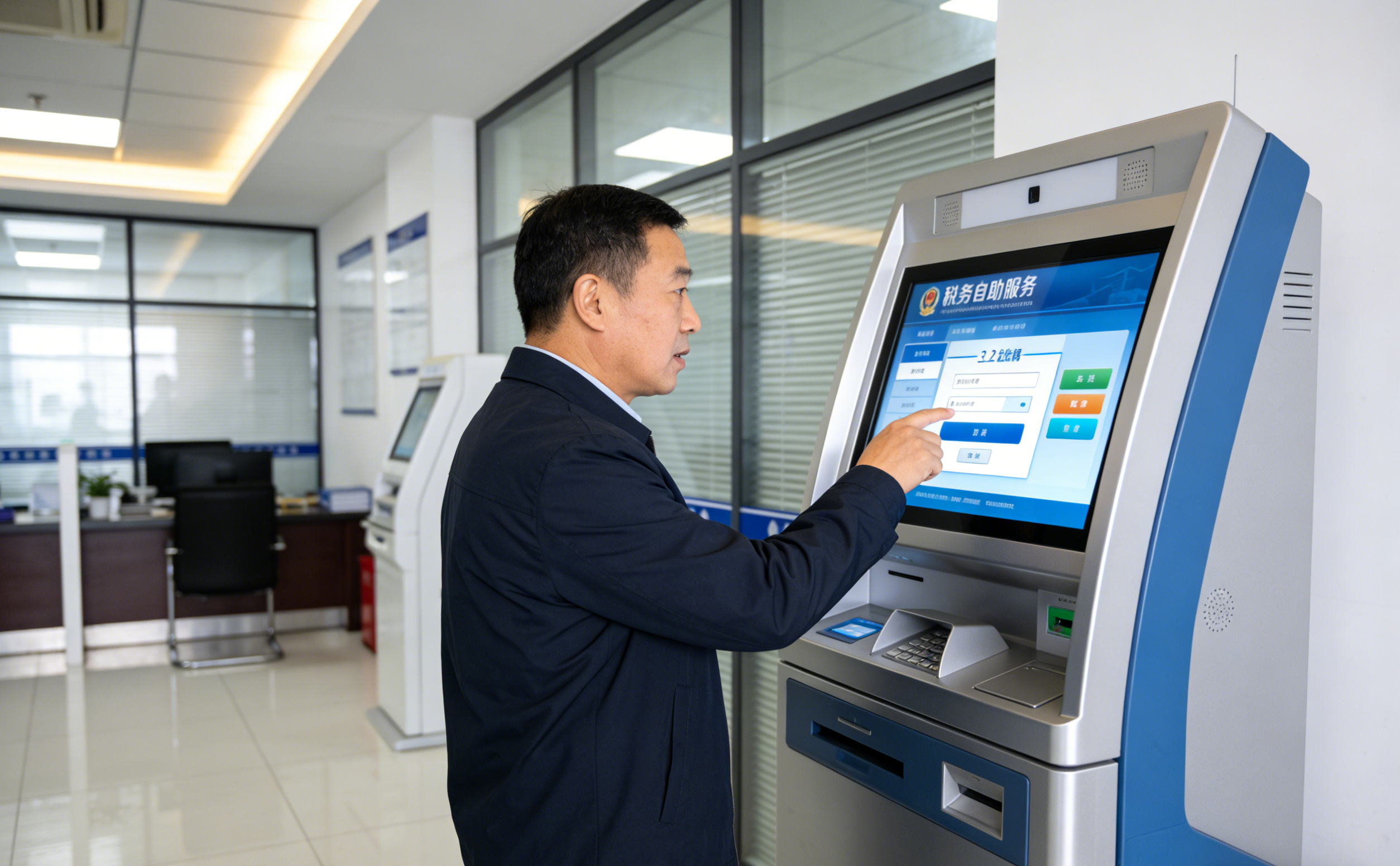 工業(yè)顯示器在稅務自助服務終端中的應用