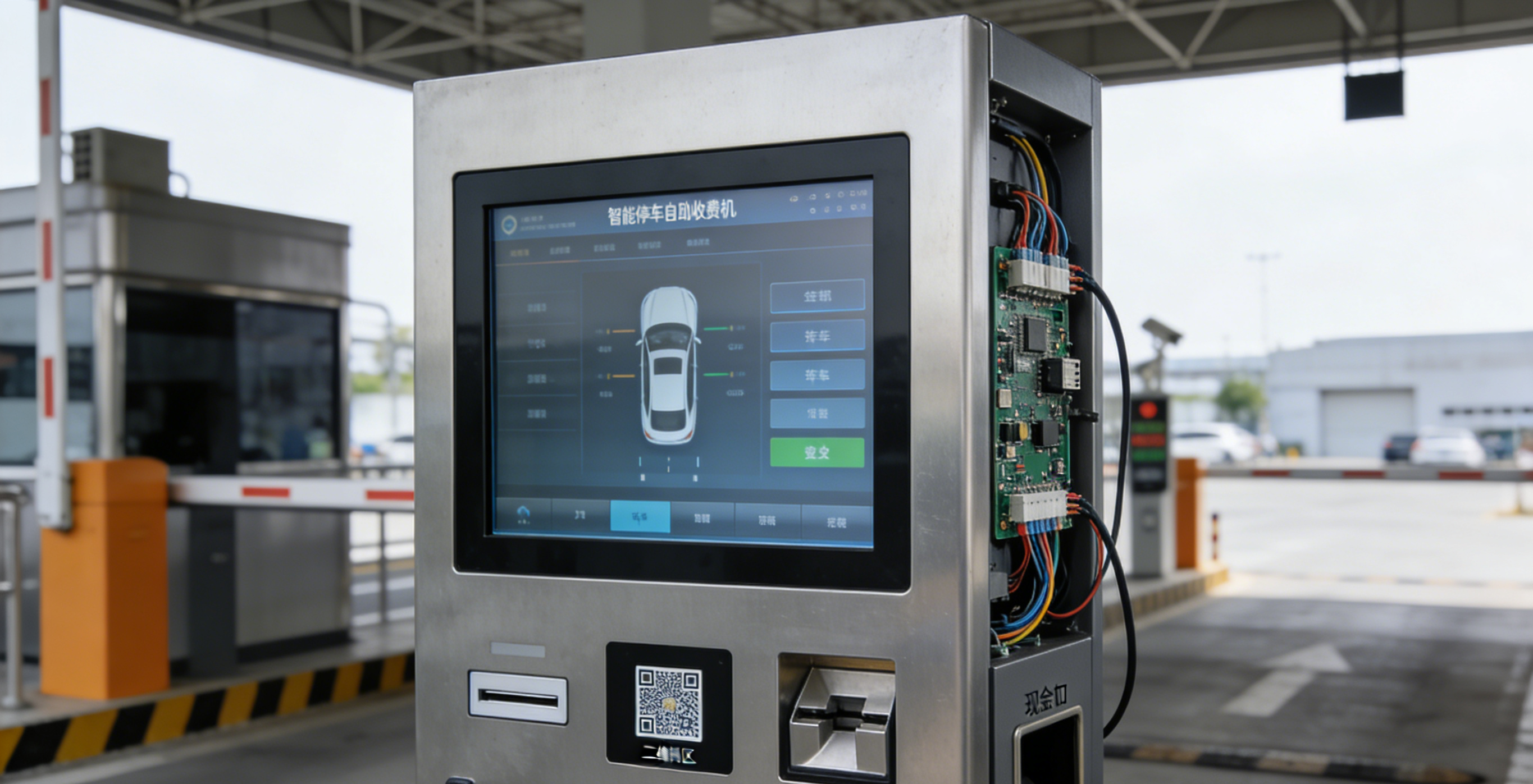 工業一體機在智能停車自助繳費機中的應用